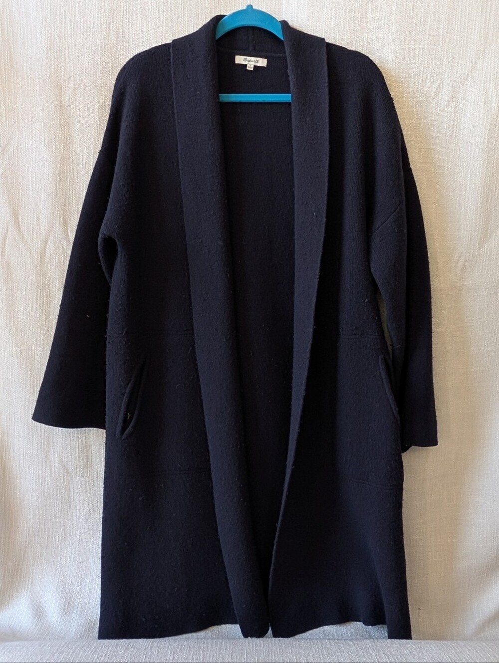Madewell Open-Front Shawl Collar Coat Size L